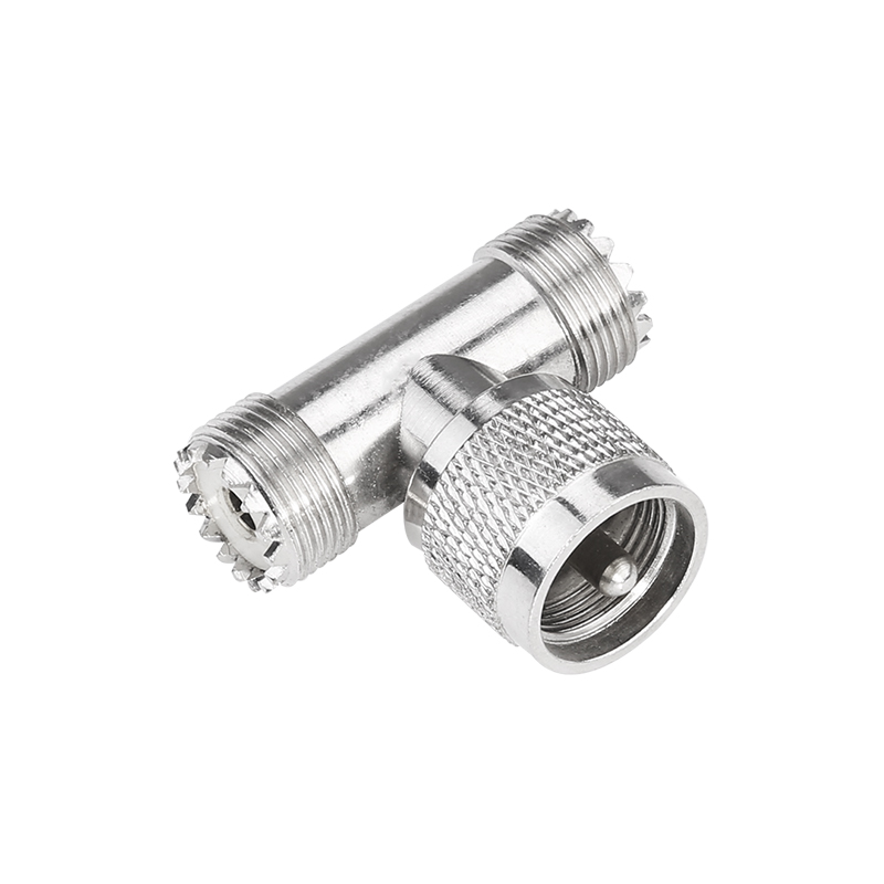 UHF vrouwelijk naar UHF mannelijk T RF-connector